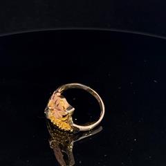 Lady's Gold Ring 10K Tri-color Gold 4.17g Size:8